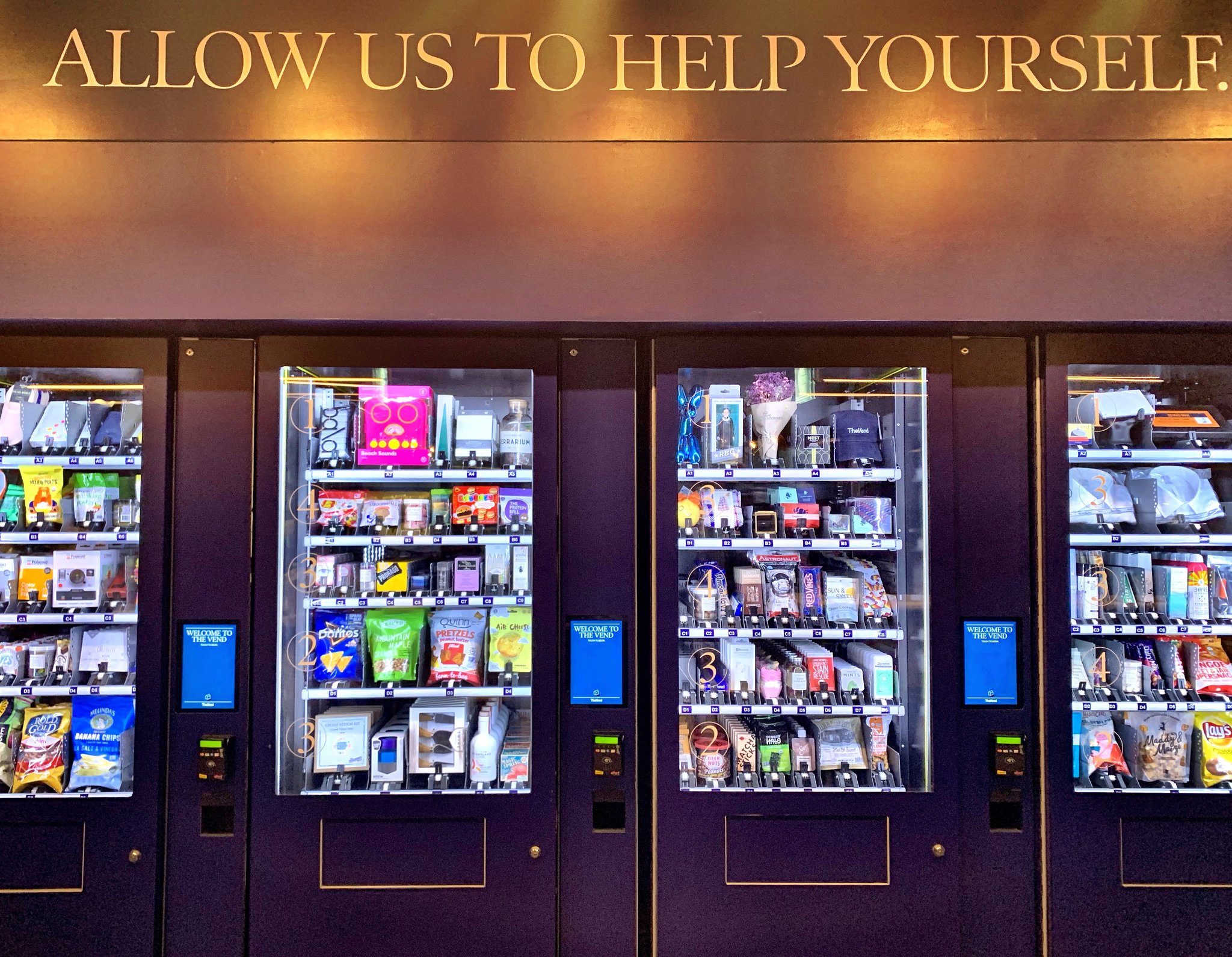 Illustrative example of ring vending machine