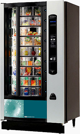 Illustrative example of rotating vending machine