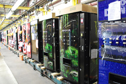 Illustrative example of royal vending machine
