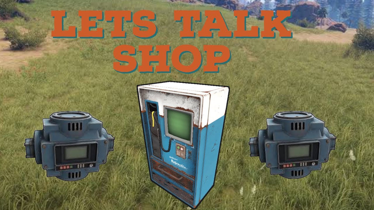 Illustrative example of rust vending machine