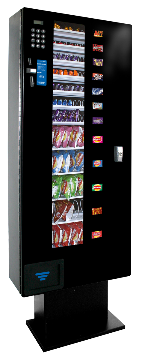 Illustrative example of slim vending machine