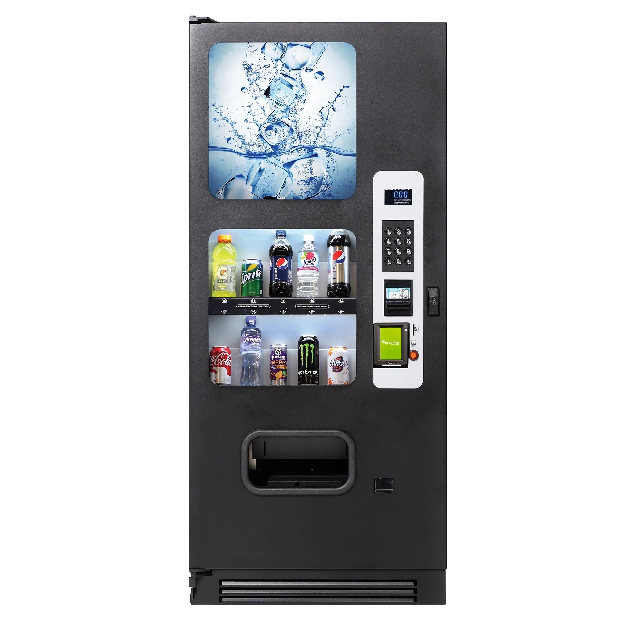 Illustrative example of small drink vending machine