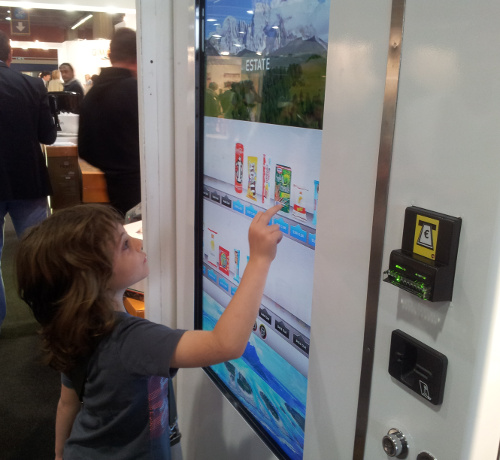 Illustrative example of smart vending machine