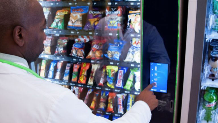 Illustrative example of smart vending machines