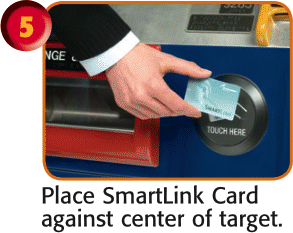 Illustrative example of smartlink card vending machines