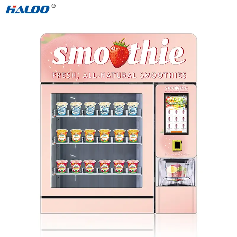 Illustrative example of smoothie vending machine