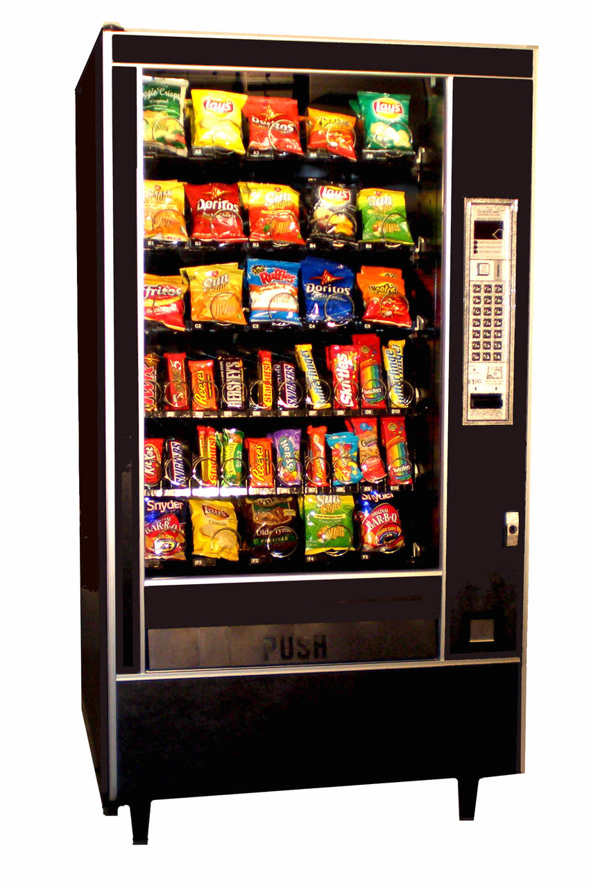 Illustrative example of snack shop vending machine
