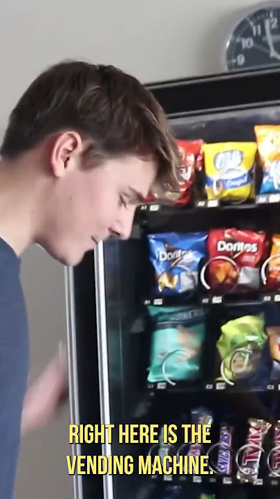 Illustrative example of snack vending machine hacks
