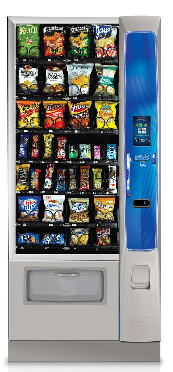 Illustrative example of snack vending machines