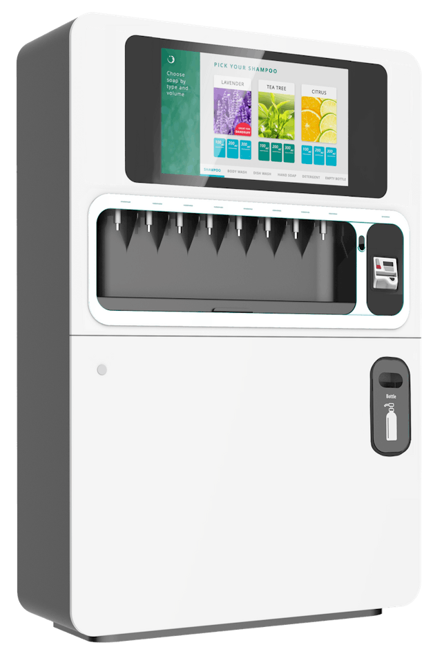 Illustrative example of soap vending machine