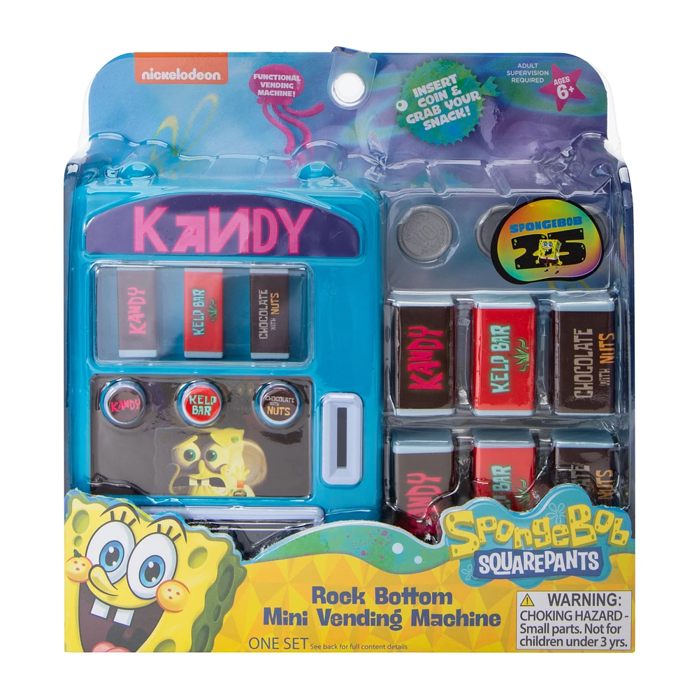 Illustrative example of spongebob vending machine