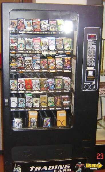 Illustrative example of sports card vending machine