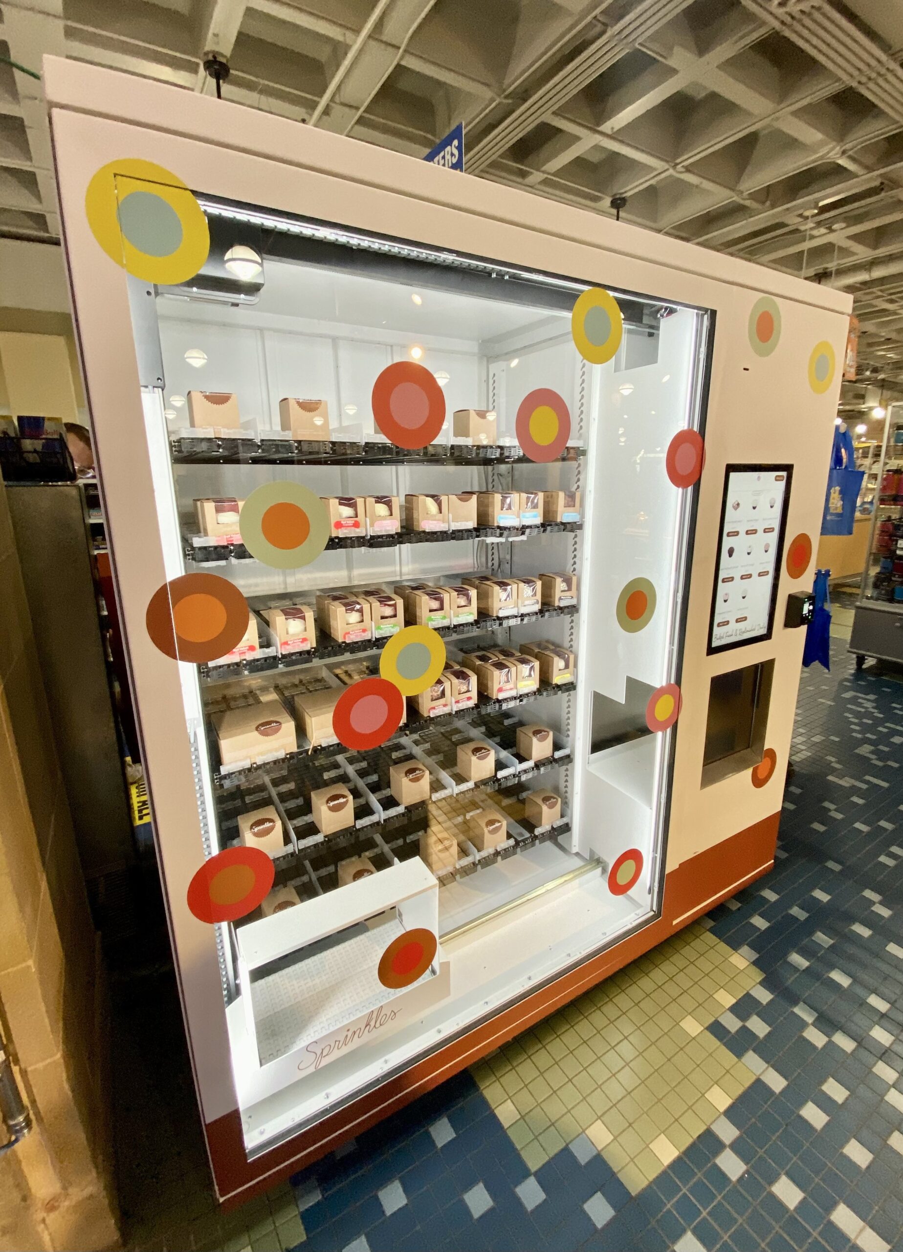 Illustrative example of sprinkles cupcake vending machine