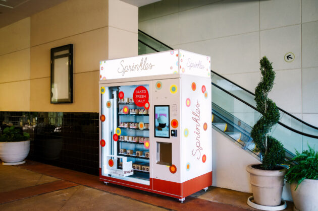 Illustrative example of sprinkles vending machine