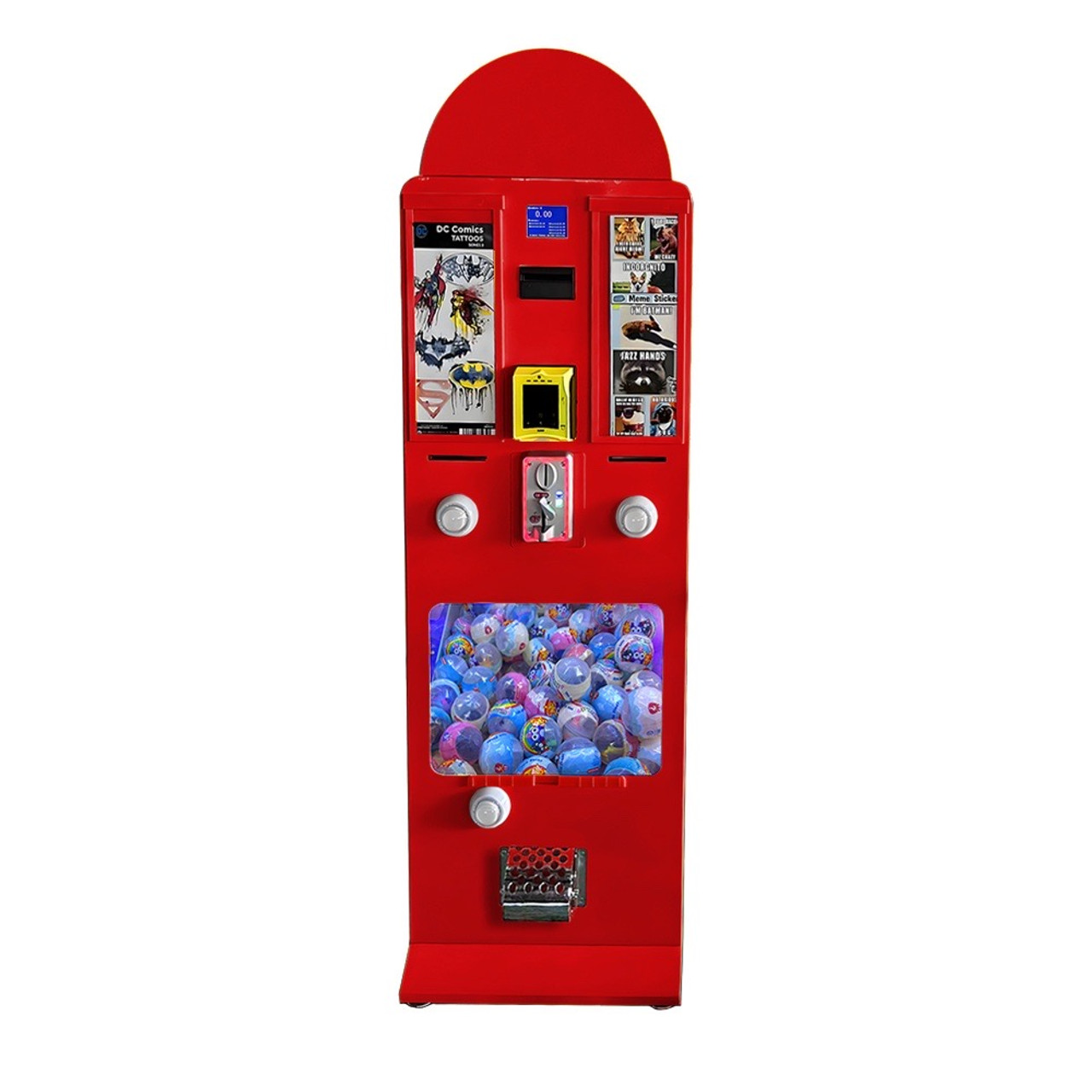 Illustrative example of sticker tattoo vending machine