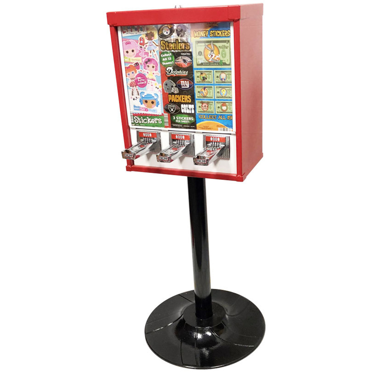 Illustrative example of sticker tattoo vending machine