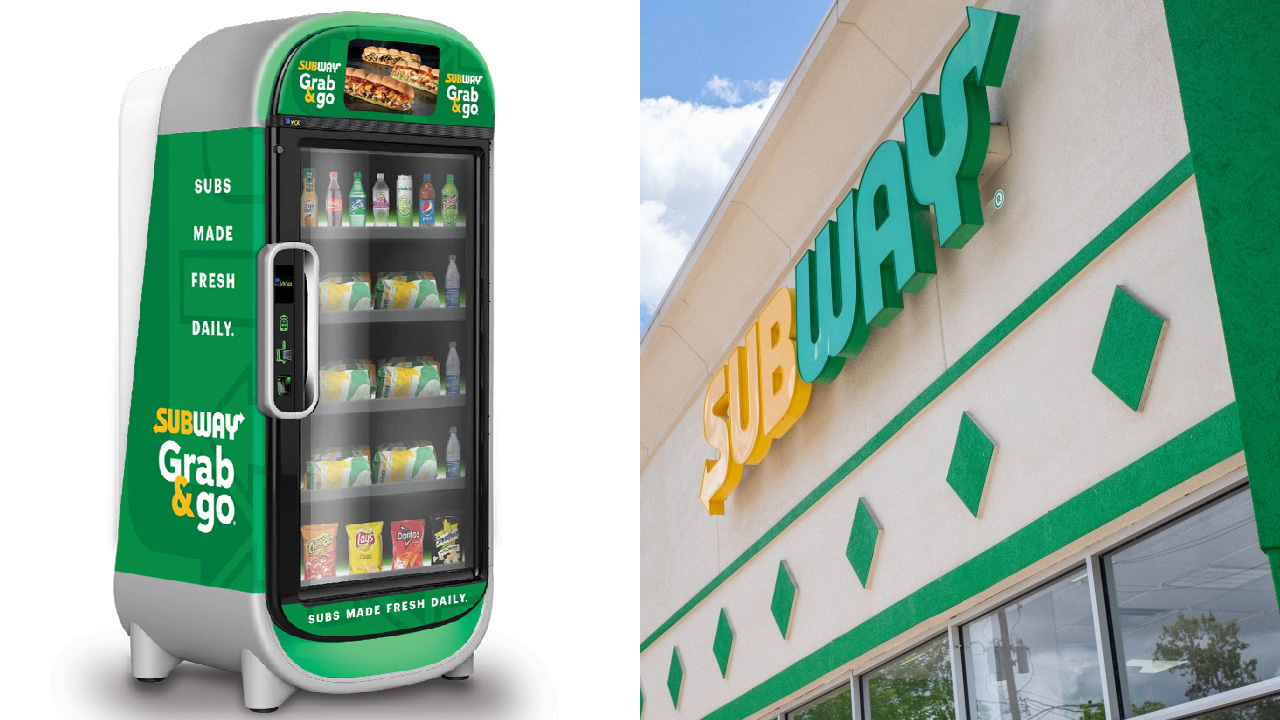 Illustrative example of subway vending machine