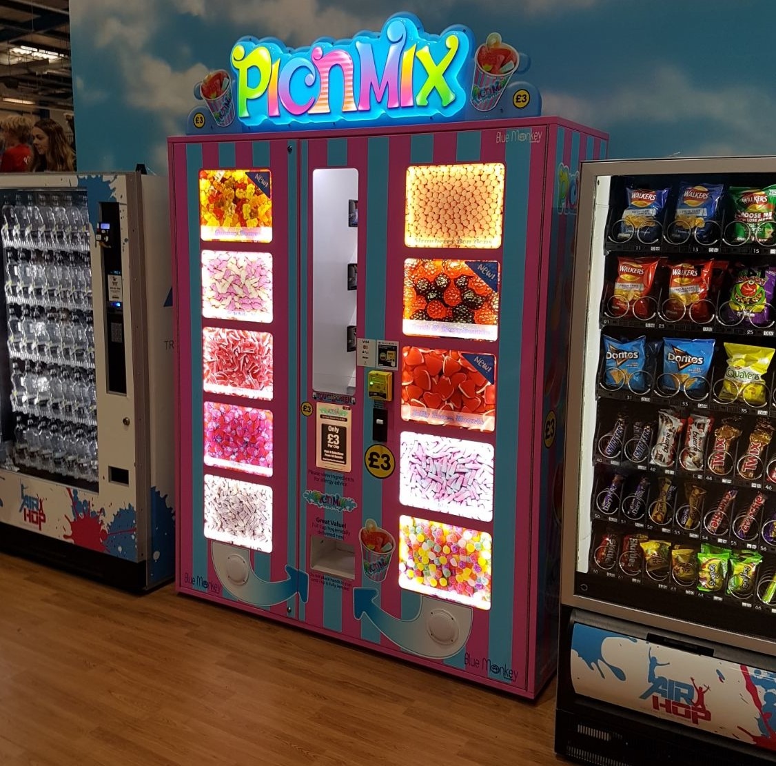 Illustrative example of sweet vending machine