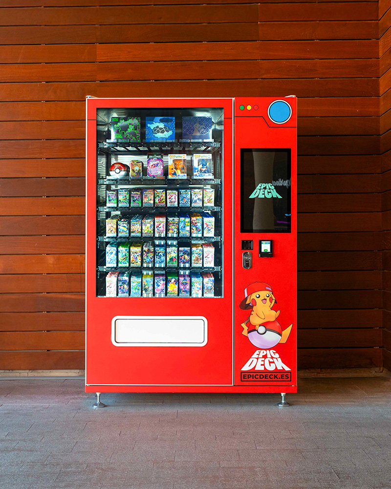 Illustrative example of tcg vending machine