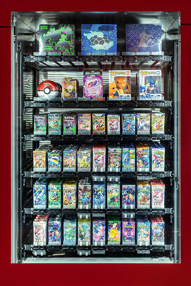 Illustrative example of tcg vending machines