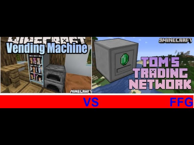 Illustrative example of toms vending machine minecraft