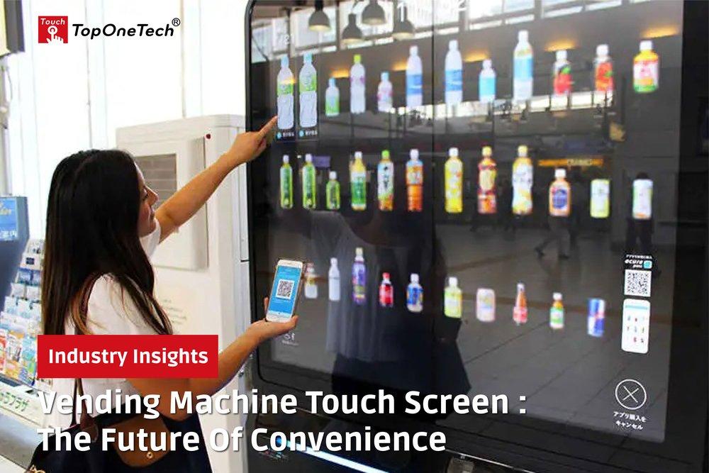 Illustrative example of touch screen vending machine