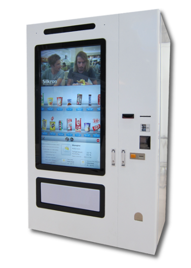 Illustrative example of touch screen vending machine