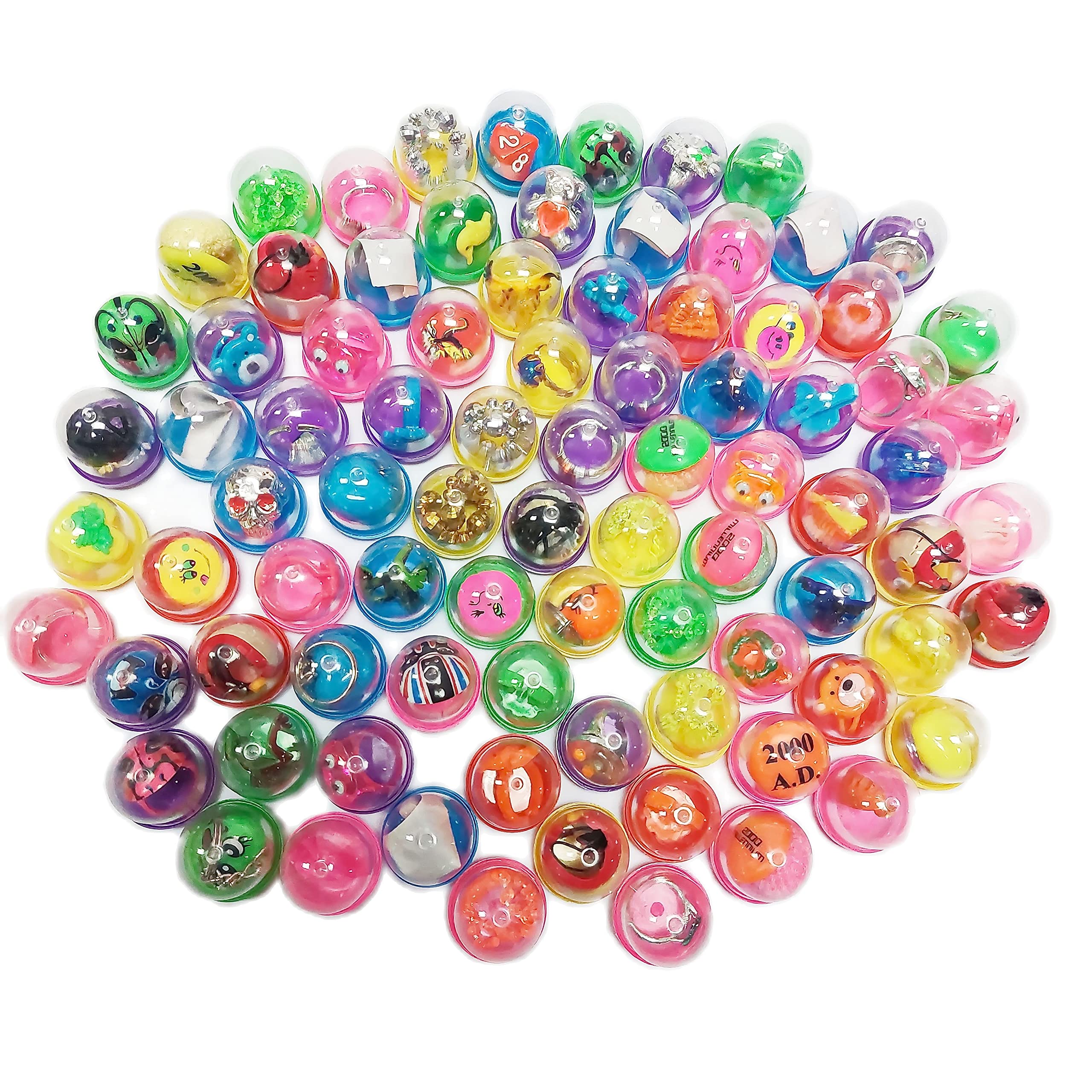 Illustrative example of toys in capsules for vending machines