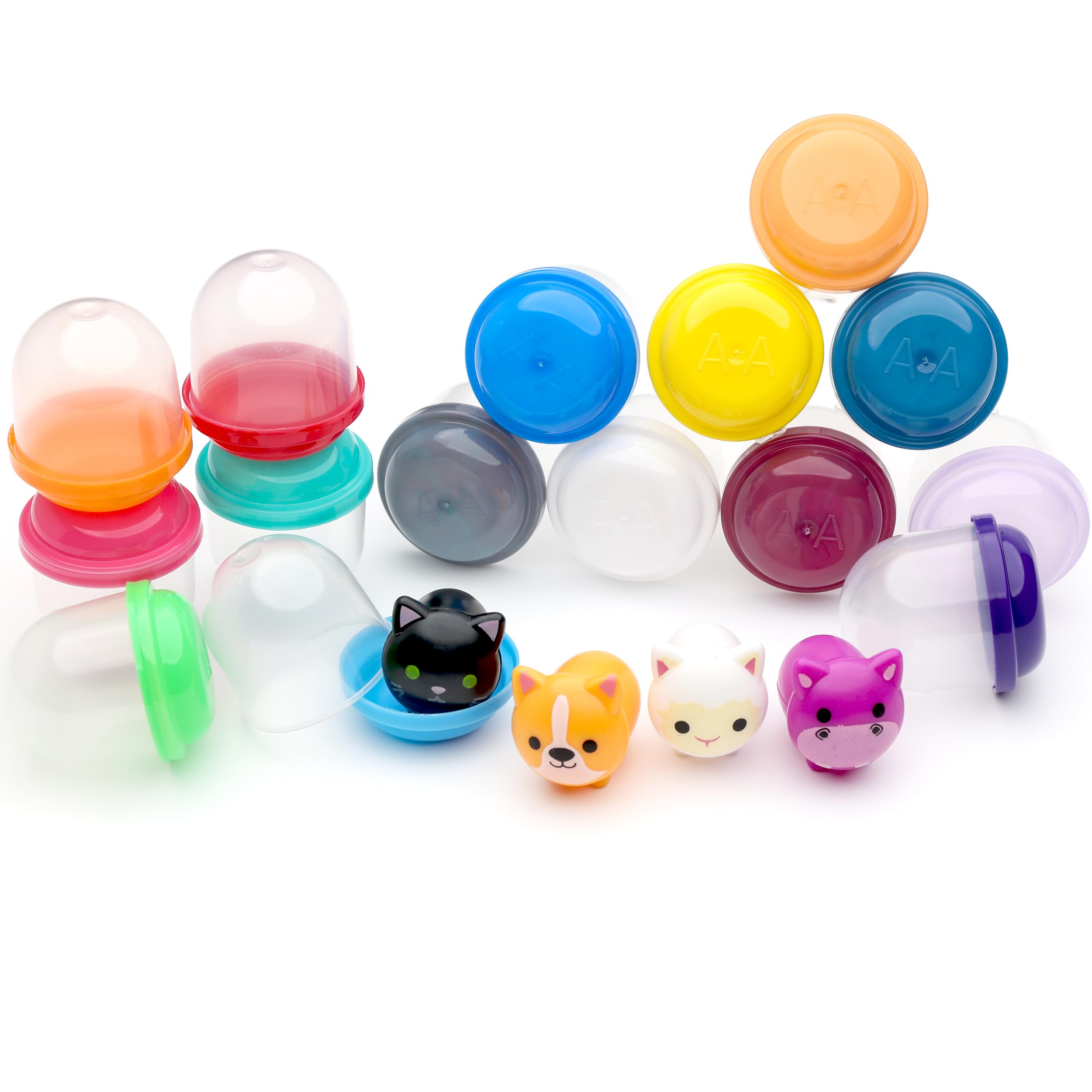 Illustrative example of toys in capsules for vending machines