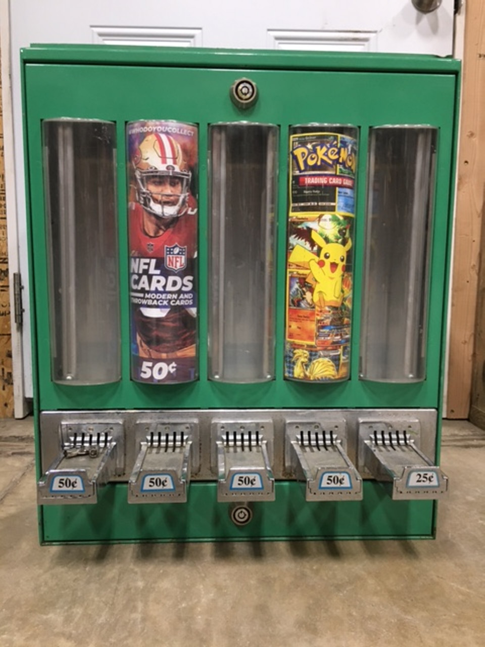 Illustrative example of trading card vending machine for sale