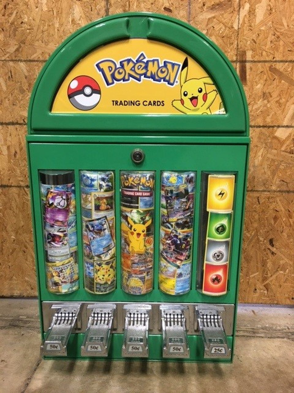Illustrative example of trading card vending machine