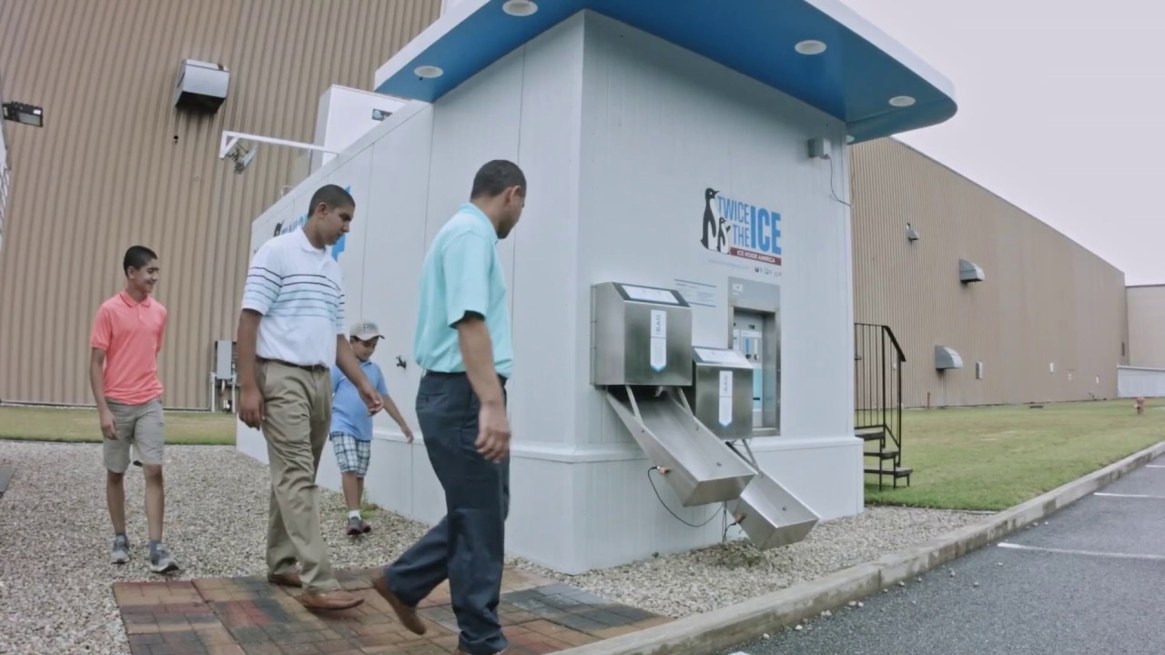 Illustrative example of twice the ice vending machine