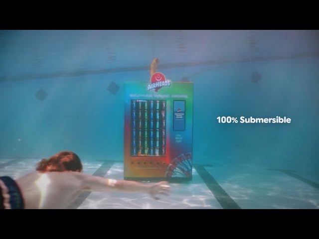 Illustrative example of underwater vending machine