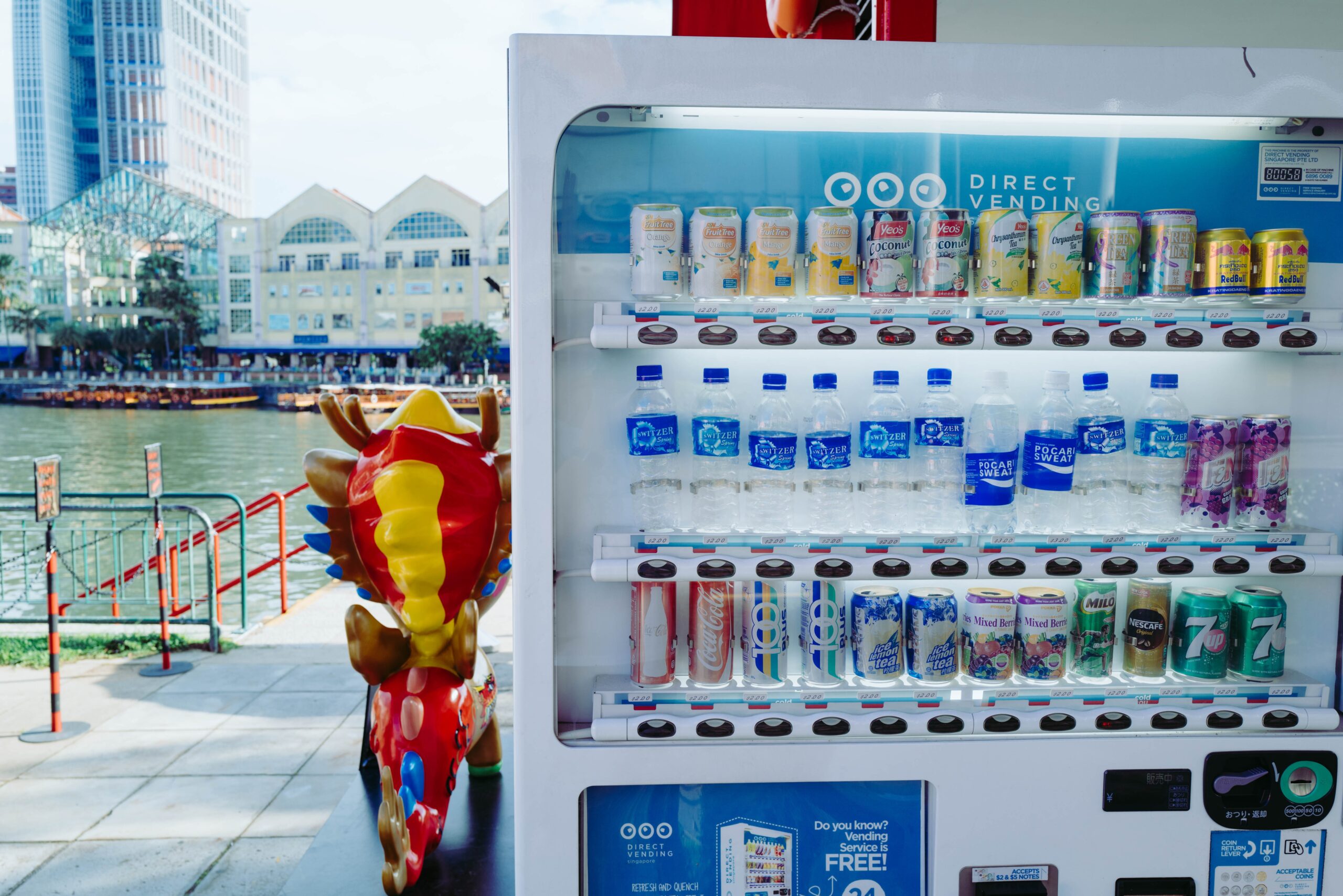 Illustrative example of unique vending machines
