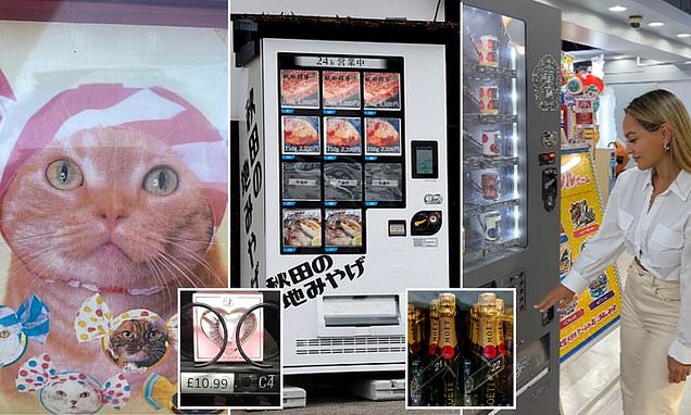 Illustrative example of unusual vending machines
