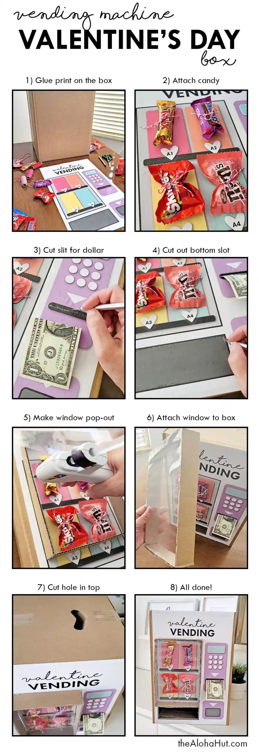 Illustrative example of valentine's day vending machine