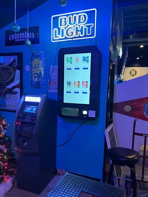 Illustrative example of vape vending machines for sale