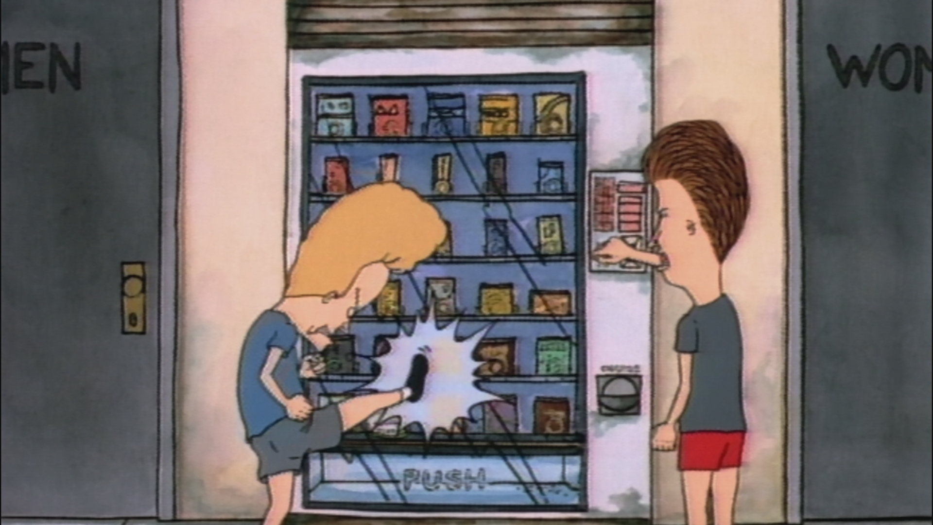 Illustrative example of vending machine beavis