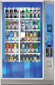 Illustrative example of vending machine beverages