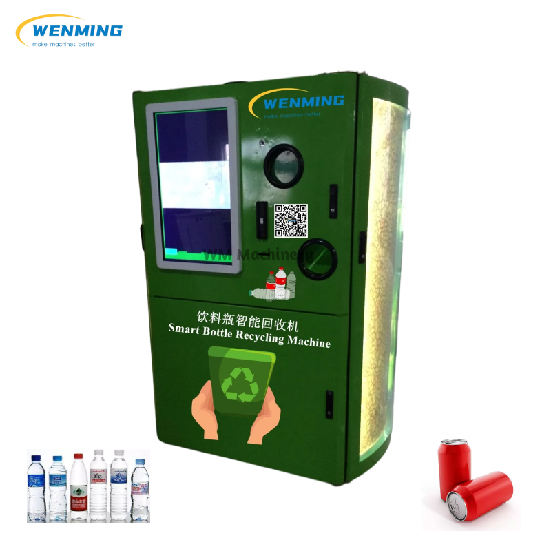 Illustrative example of vending machine bottles
