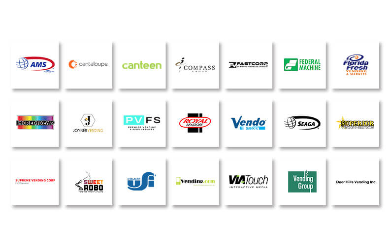 Illustrative example of vending machine brands