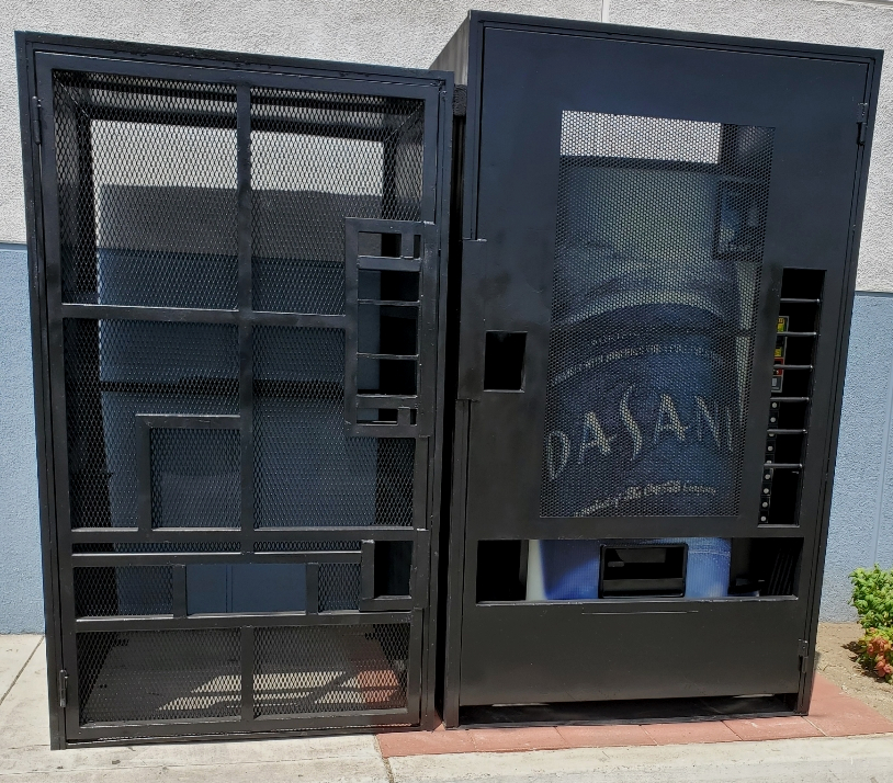 Illustrative example of vending machine cage
