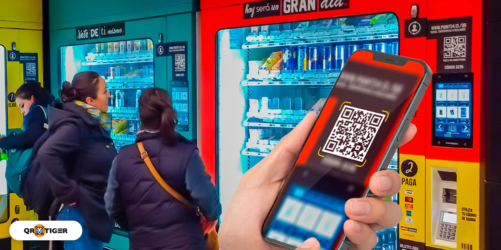 Illustrative example of vending machine codes