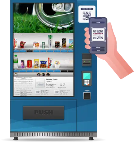 Illustrative example of vending machine codes