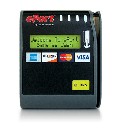 Illustrative example of vending machine credit card reader