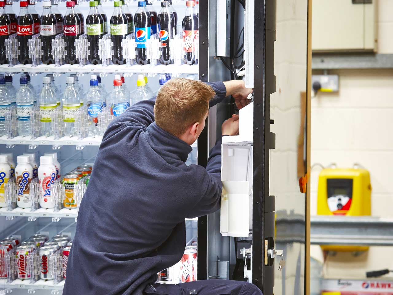 Illustrative example of vending machine fix