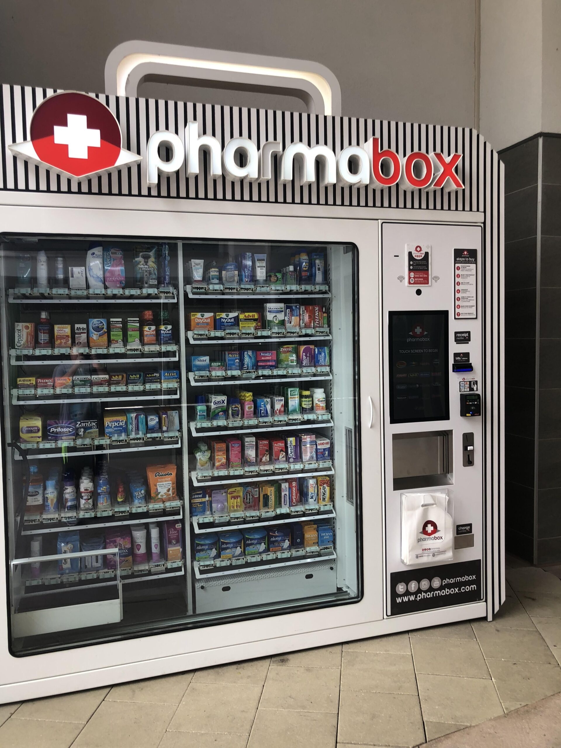 Illustrative example of vending machine for medications