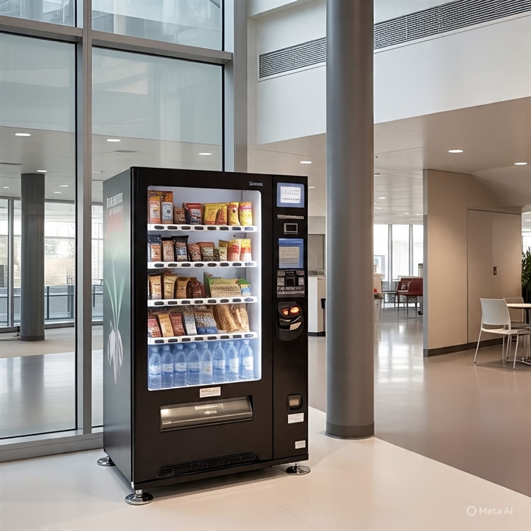 Illustrative example of vending machine for sale houston