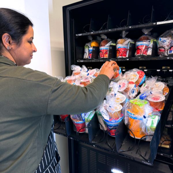 Illustrative example of vending machine for schools