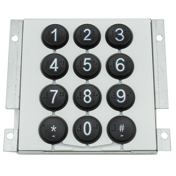 Illustrative example of vending machine keypad